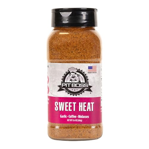 Pit Boss 40329 Sweet Heat Rub Grill Spices, 11.5 Ounce (Pack of 1), Multicolored