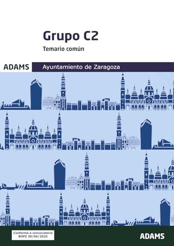 Portada de Grupo C2 Ayuntamiento de Zaragoza. Temario Común