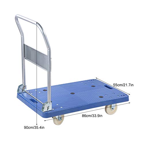 Chariot à plate-forme durable et renforcé pour manutention lourde