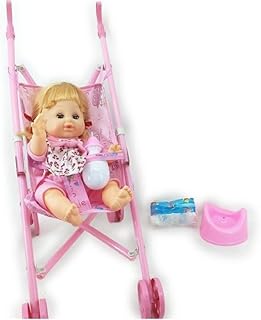 عروسة لعبة لطيفة بتصميم بيبي مع اكسسوارات من كوفان