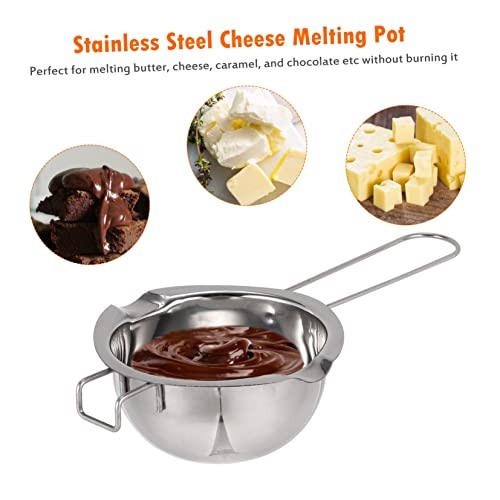 ELAYARD Professional Compact Melting Pot Portable Picnic Cookware Heat Distributing Baking Chocolate Pan Stainless Steel Butter Heater - Image 9