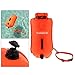pistro High Visibility Inflatable Pack Sack Safety Buoy - Fluo Orange