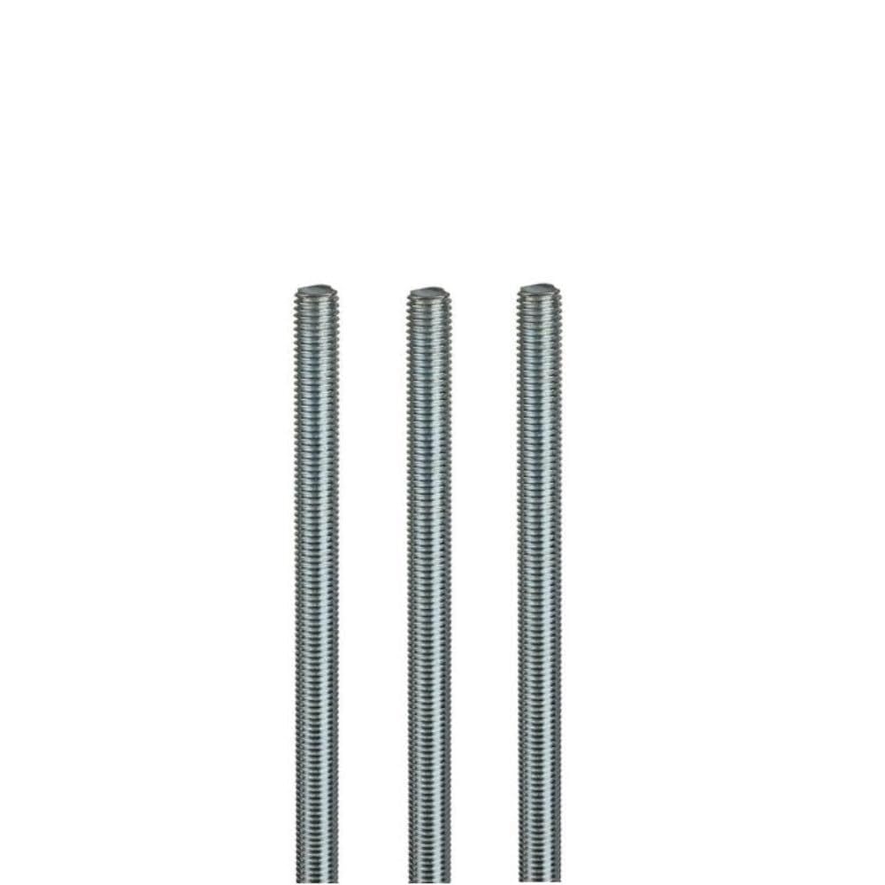 Varilla roscada M24 x 1000mm, barra totalmente roscada, acero zincado, rosca derecha, paquete de 1 | 10pcs,M24 x 150mm