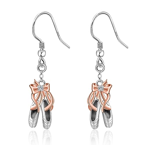 CHIC & ARTSY Celtic Earrings 925 Sterling Silver Good Luck Celtic Knot Drop Dangle Earrings Irish Fine Jewelry For Women