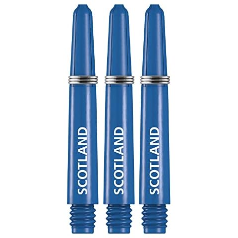 Darts Corner Scotland Durable Dart Stems | Officially Licensed Scotland Nylon Shafts | Short White (S1596) Cover