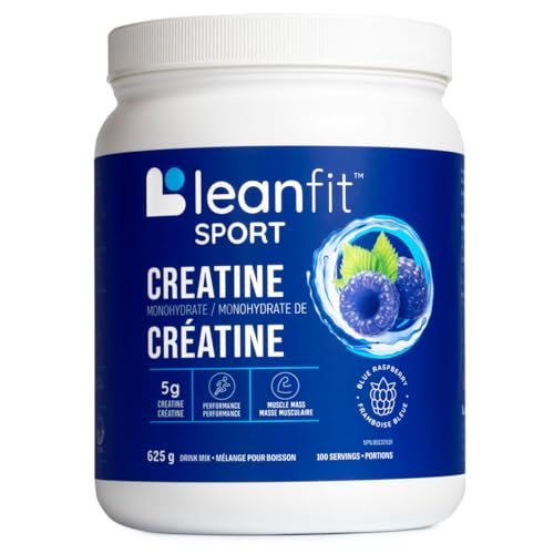 LEANFIT SPORT CREATINE MONOHYDRATE Powder, Unflavoured (100 Servi...