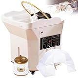 Head Spa Equipment, Lavabo de champú de circulación de agua con tanque de agua de 60 L, termostático para estilistas y profesionales del spa