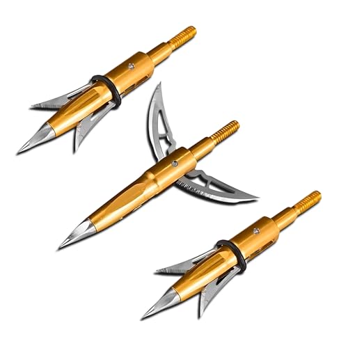 Flying Arrow Kratos 2-Blade Mechanical Broadheads 3 Pack