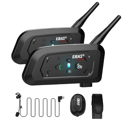 Novamente V6C Professional Football Referee Bluetooth Intercom, 2-Way Wireless Bluetooth Headset with Running Armband for Soccer Hockey Rugby Sports (2 Pack) - image 1