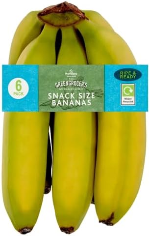 Morrisons The Greengrocer's On Market Street 6 Snack Size Bananas