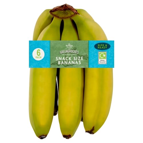 Morrisons The Greengrocer's On Market Street 6 Snack Size Bananas
