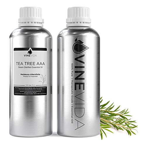 Bulk Tea Tree Essential Oil - 32 Oz Tea Tree Essential Oil - 100% Pure & Undiluted Essential Oil - 2 Pounds Tea Tree Oil For Diy Soaps, Candles, And Blends - Vinevida #TOP8