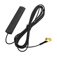 DAB DAB+ Autoradio Antenne Digital Scheibenantenne mit SMB Adapter und 3 Meter Kabel, Windschutzscheiben Antenne für DAB-Empfang, Kompatibel mit Ford, Opel, Seat, Skoda, Kenwood, Alpine, Sony