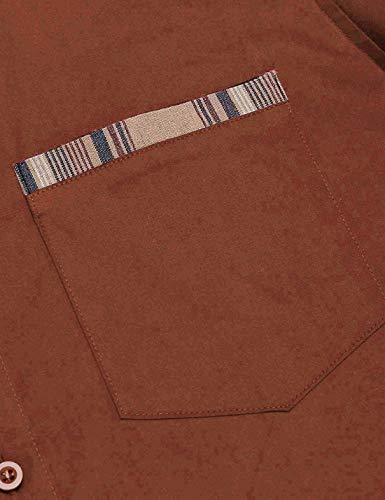 Image of DEELMO Men's Solid Regular Fit Shirt