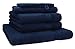 Produktbild Betz 5-TLG. Handtuch-Set Premium 100% Baumwolle 1 Duschtuch 2 Handtücher 1 Gästetuch 1 Waschhandschuh Farbe dunkelblau