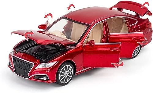 Image of Metal Pull Back Diecast Car 1:32 Crown Pull Back Car Model with Sound Light Boys Gifts Toys for Kids【Pack of 1】