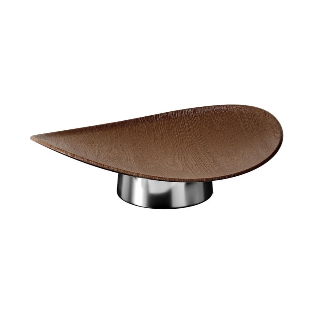 Frutero de hoja con base ideal para lucir frutas frescas y decorar tu mesa de centro moderna