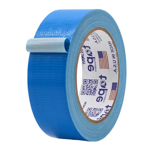 Image of MAT Duct Tape Sky Blue Industrial Grade, 1.5 inch x 60 ft. Waterproof, UV Resistant for Crafts, Home Improvement, Repairs, & Projects