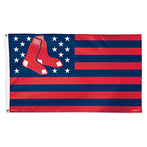 Drapeau Boston Red Sox MLB 3x5 pi de luxe avec finitions premium pour supporter