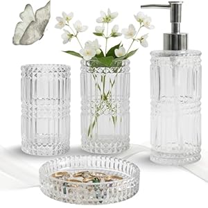 Escenzy Clear Glass Bathroom Access...