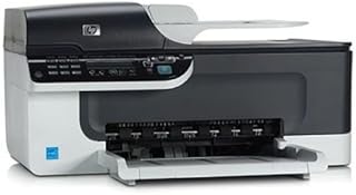 Hewlett Packard - HP Officejet J4580 All-in-One - Multifunction ( fax copier printer scanner ) - colour - ink-jet - copying (up to): 28 ppm (mono) 22 ppm (colour) - printing (up to): 28 ppm (mono) 22 ppm (colour) - 100 sheets - 33.6 Kbps - Hi-Speed USB