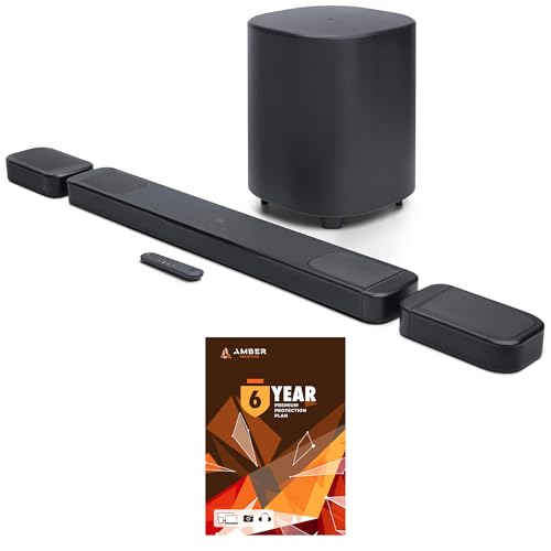 JBL BAR-1000-MK2 Surround Sound 4K Dolby Atmos and DTS Soundbar with 6 Year Amber Protection Plan...
