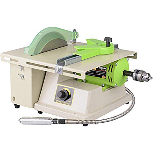 TOPCHANCES 1380W Multifunction Jewelry Rock Polishing Buffer Machine Jewelry Grinder Mill Polishing Machine Jewelry Table Bench Lathe & Polisher