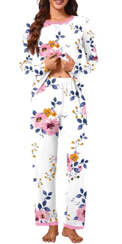 Bestbee Womens Pajamas Set 2 Piece Pjs Sets Ladies Winter Long Sleeve Sleepwear Soft Lounge Outfits With Pockets3