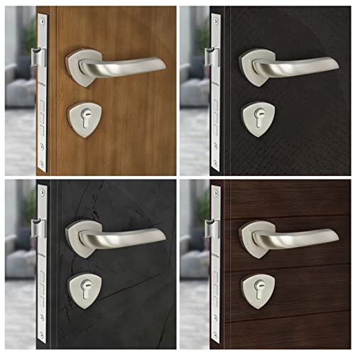Image of Plantex Fully Brass Door Lock with 3 Years of Warranty /Main Door Lock for Home /Mortise Lock for Door - Main Door Lock Set (Sumer-3058, Matt)