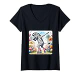 Dabbing Playful Activity Floral Backdrop Zebra