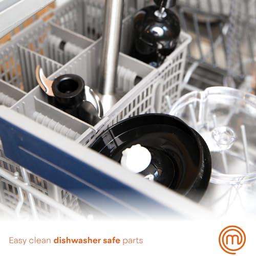 image for MasterChef Immersion Blender Handheld, Stainless Steel Hand Held Blend