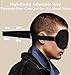 Heated Eye Mask (2-Packs), Moist Warm Compress Microwave with Flaxseed Cassia Seed, Weighted Eye Mask for Sleeping, Dry Eyes, Stye Eye Treatment, Relief Eye Fatigue (Black&Grey)