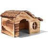 Houten Golven Onderdak Doos Egel Voederstation Winterslaap Onderdak Zomer Winter Slaapzaal Kleine Dieren Huis Egel