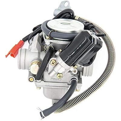GY6(150cc) Carburetor for 150cc 125cc 152QMJ 157QMJ 4 Stroke Engines Electric Choke Motorcycle Scooter - GY6 150cc Carburetor 24mm PD24J Carb