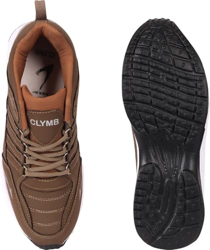 Image of CLYMB Cosco Sports Shoe with Synthetic Upper Lightweight Comfortable Mid Top Running Shoes for Men's & Boy's