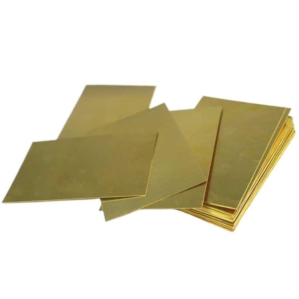 Wyjątkowa wytrzymała płyta z folii mosiężnej do wyrobu biżuterii - arkusze mosiężne o grubości 1,2-6 mm (1 szt.)(3 * 100 * 200MM)