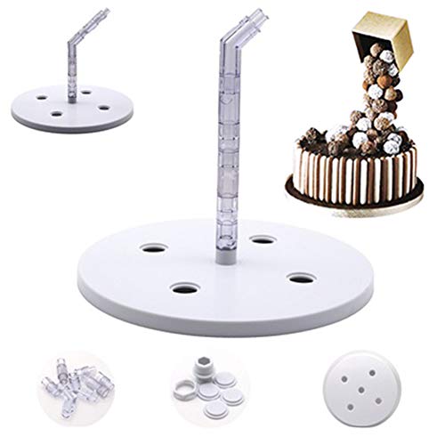Beher Cake Support Structure for Easy Gravity Defying Cakes Frame Anti Gravity Cake Pouring Kit Cake Stand Birthday DIY Cake Tools