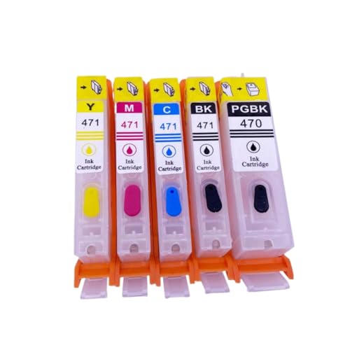 Cartouche d'encre rechargeable PGI-470 CLI-471 pour imprimantes Canon Pixma TS5040 et MG5740