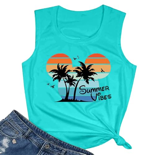 Image of Vacay Mode T Shirts for Women Summer Beach Hawaii Vacation Short Sleeve Tops Holiday Cruise Getaway T Shirts