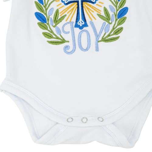 Image of Baby Boys Girls 2pc Outfit Set Short Sleeve Bodysuit with Shorts