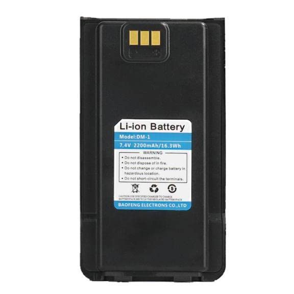 BFTECH Original DM-1,7.4V/2200mAh Battery for Baofeng DM-1701 DMR Two Way Radio Walkie Talkie-image-26