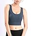 JOAU Women’s Longline Sports Bra Wirefree Medium Support Yoga Bras Gym Workout Tank Tops Seamless Beauty Back Bralettes