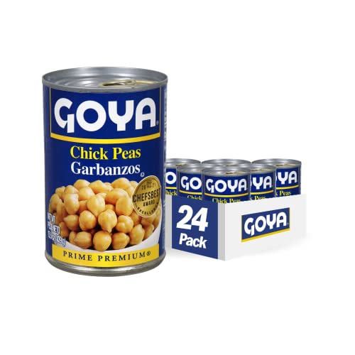 Image of Goya Foods Chick Peas, 15.5 Ounce (Pack of 24)