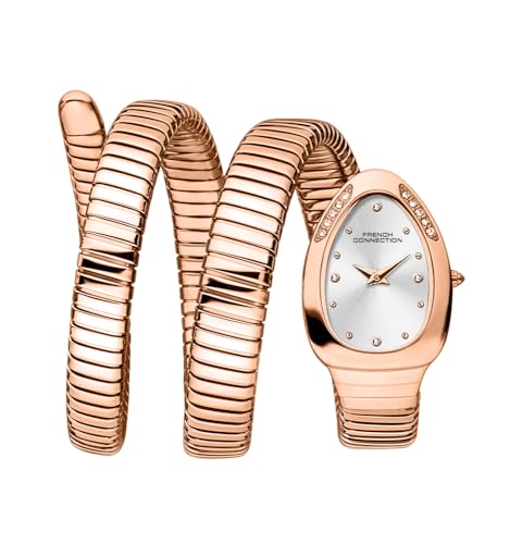 Image of French Connection Silver Analog Dial Watch for Women - FCN0110SRGM