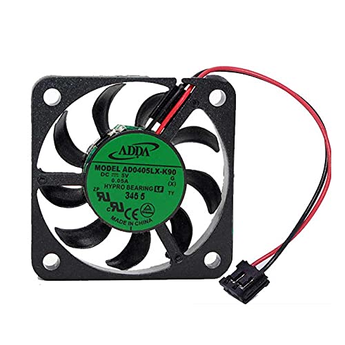 AD0405LX-K90 Ultra-Thin 5V 4cm USB Fan - Mute 2-Wire Design for Computers and Servers Shrandi