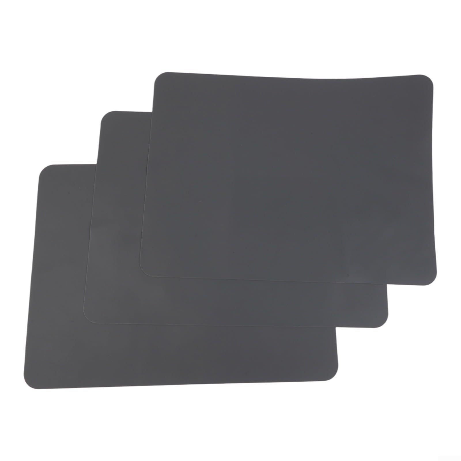 Tapis de Table en Silicone Mat Couleur pour morandi 3 Tapis(light white)