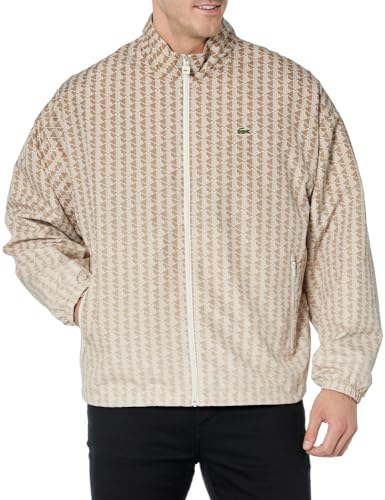 Lacoste Men's Monogram Print Ombré ”rack Jacket