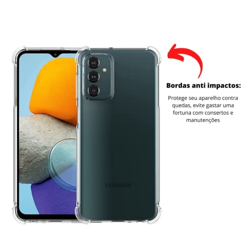 Capa Capinha Anti Impacto Para Samsung Galaxy M23 + Película de Vidro 3d + pl Camera - (C7COMPANY)