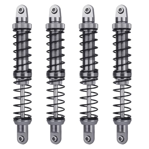 Pothyes RC Threaded Shock Absorber Oil Adjustable Damper Set with Springs for 1/10 RCTruck Crawler