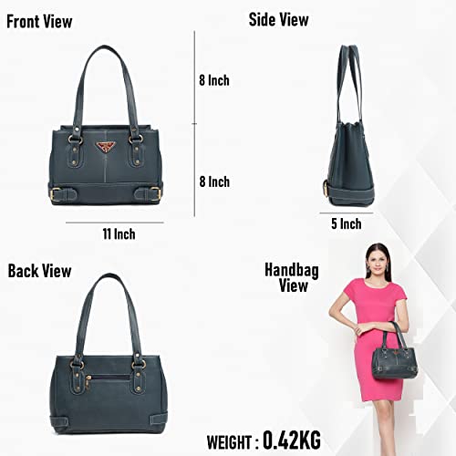 Image of Fostelo Women's Nightingale Satchel Tote Handbag for Women | Ladies Purse | Stylish Shoulder Bag | Gift For Women